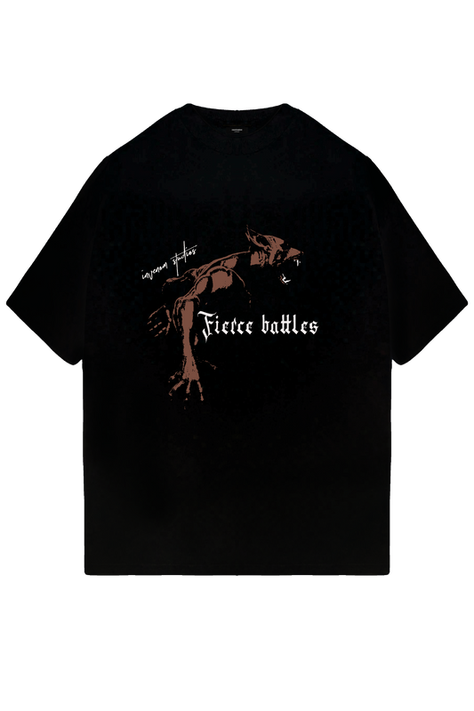 Fierce battles Black T shirt